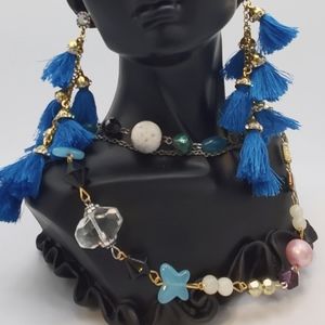 Tassel Earring & Necklace Bundle